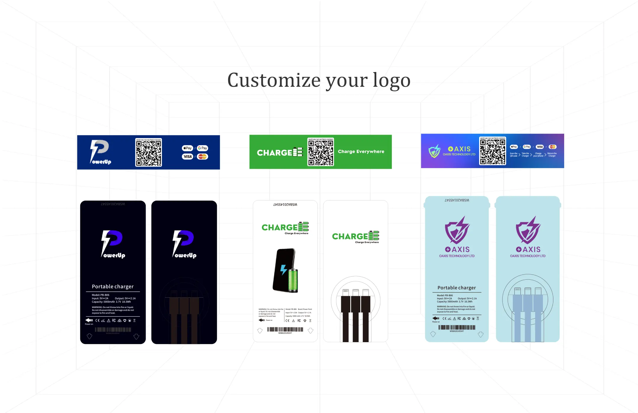 customize logo and pattern