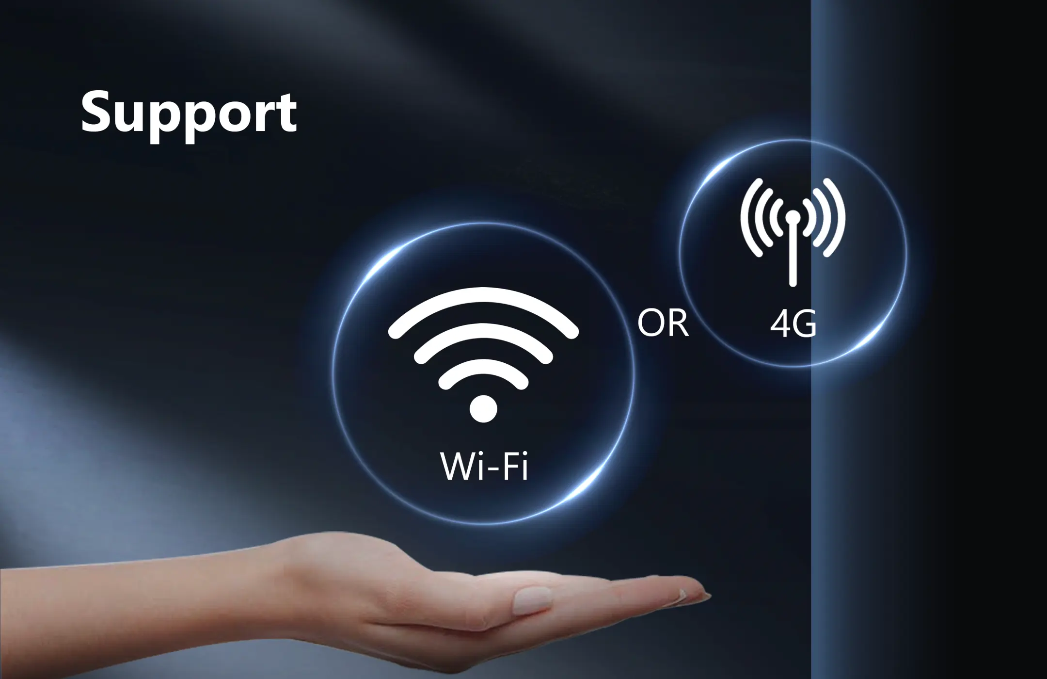 support WIFI or 4G network